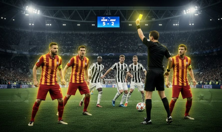 Galatasaray’ın Juventus ile Kritik Maçında Kart Riski: Dört Futbolcu Sınırda!