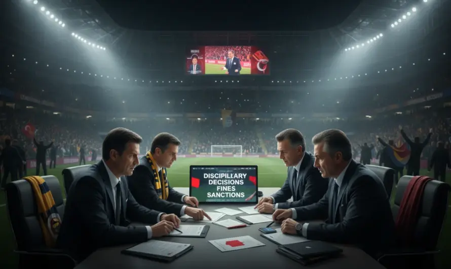 TFF’den Kulüplere Tarihi Ceza: Milyonluk Yaptırımlar Açıklandı