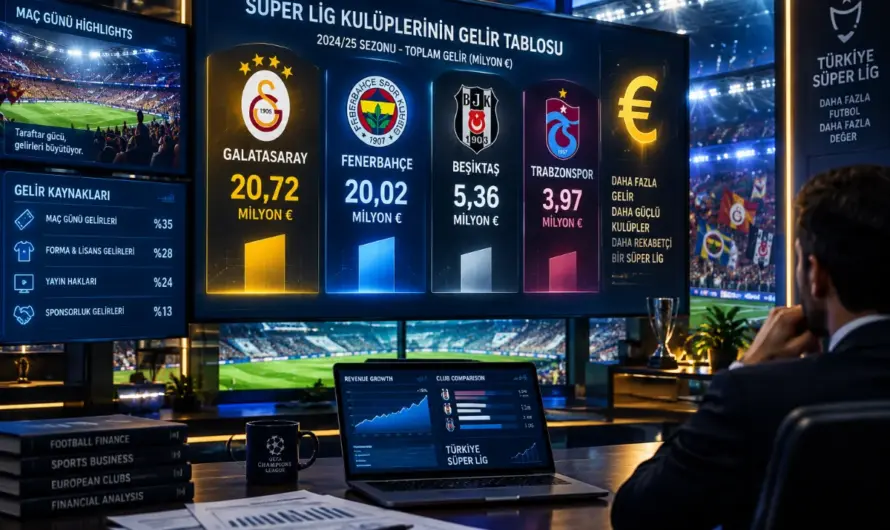 UEFA Arena’da Finansal Tablo: Türk Kulüplerinin Kasası Doluyor